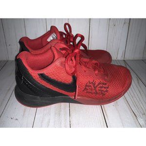 Boys Nike Kyrie Flytrap II Red Black Basketball Shoes Youth 3 US AQ3413-667